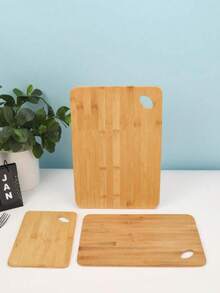 3件套竹制砧板（大、中、小），创意蔬果切菜板，木质托盘，桌面装饰，奶酪板和熟食拼盘套装，野餐和厨房的理想之选 - 卡其色 - 查看 7