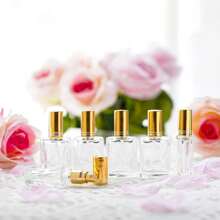 6pcs+4 Accessories 15ml Transparent Perfume Spray Bottle, Including 6 Spray Bottles, 2 Funnels, And 2 Sub-Packing Artifacts