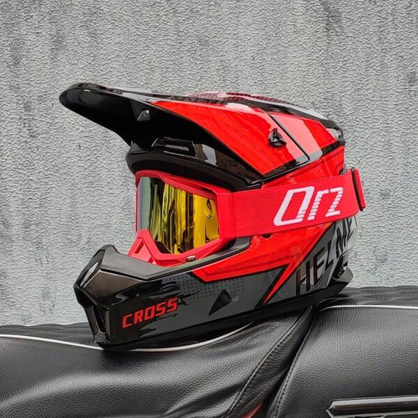 Motorcycle Dirt Bike Helmet, Mountain Bike Downhill Helmet, ATV Off-Road Helmet For Children, DOT Approved