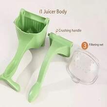 1 件便携式手动柑橘榨汁机 - 塑料榨汁机，多功能手动柑橘榨汁机 - 紧凑型手持式榨汁机，适用于橙子、柠檬等，塑料设计，轻松家用榨汁，家用榨汁机 | 手持式榨汁机 | 易清洁材质，榨汁机榨汁机，多功能手动榨汁机，适用于水果和柠檬的手动柑橘榨汁机，紧凑型手持式非电动榨汁机。水果蔬菜工具，其他水果蔬菜工具（颜色和款式随机）