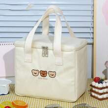 Lunch Bag Lunch Insulation Bag Cute Bear Storage Bag Shoulder Messenger Bag - Multicolor - View 9