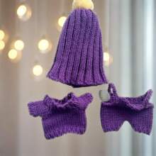 17cm LABUBUS Clothes Hanger Accessory, Removable Clothing Outfit For Doll, Blind Box, Surprising Gift (Doll Not Included), Suitable For 1st & 2nd Generation Dolls 5.9 - 6.69 Inch