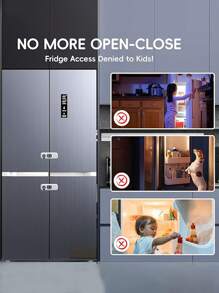 1/3/5 Pcs Children Locks, Refrigerator/Drawer/Cabinet Locks, Anti-Pinch Hand Protection Locks