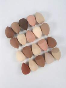 20PCS Makeup Sponge Set, Random Shape And Color Mixed Beauty Sponge For Liquids, Creams And Foundation, Latex-Free Dual-Use Makeup Bubbles For All Skin Types, Easy To Use, Simple And Easy To Carry. .