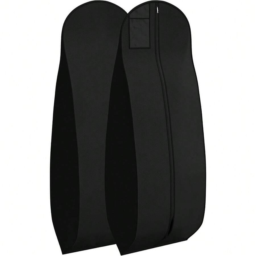 Wedding Dress Garment Bag 16 Inch Gusseted, Durable, For Long Puffy Gowns, Clear Vinyl Pouch For Labeling - 1 - View 1