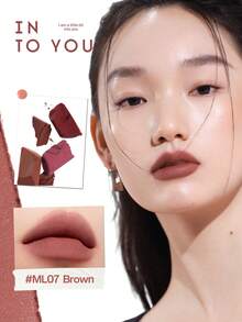 INTO YOU 丝绒哑光唇膏 #ML07 棕色 - ML07 - 查看 3