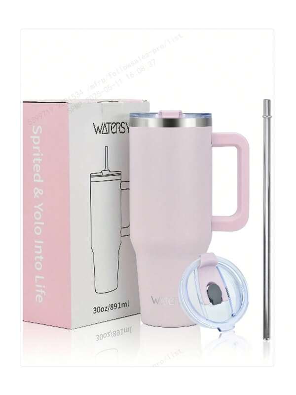 A Multicolored 40 Ounce Stainless Steel Glass -1 Vacuum Insulated, Dishwasher Washable, Leak Proof Lid With 2-In-1 Straw, Reusable Travel Glass, Suitable For Hot And Cold Drinks - Perfect For Cycling, Yoga, Camping, Hiking, Including Cleaning Brushes, Gifts For Valentine's Day, Mother's Day, Father's Day, Christmas, Thanksgiving - For Adult Use