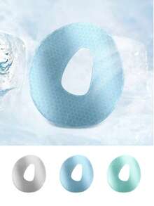 Almohada ergonómica para recostarse, de espuma de memoria transpirable, que brinda soporte para la cabeza, masaje corporal y descanso para el rostro, ideal para salones de belleza - Multicolor - Ver 9