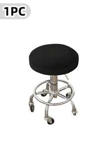 天鹅绒圆形凳子套 12-16 英寸/30-40 厘米圆形吧台凳座椅套，奢华面料，可拉伸，抗皱，可水洗，防尘 - 彩色 - 查看 13