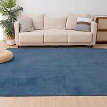 Rug, Washable, All Season, Room Mat, Small, Play Mat, Nordic, Anti-Mite, Non-Slip, Washable Rug, Compatible With Hot Carpet, Compatible With Floor Heating, Summer, Winter, Mat, Rug Mat, Carpet, Rug Carpet, Flannel, Washable, Carpet, Living Room - Navy Blue - View 14