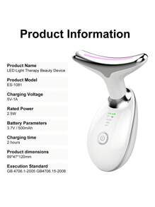 LED Micro-Current Massager Handset Firming Wrinkle Removal Device For Neck Face Skin Care Tightens And Lifts
