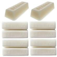 5/10/15 件 X 1 盎司白色蜂蜡条，来自养蜂人 - 蜂蜡，用于蜡烛制作，蜡烛家具抛光，DIY 工艺品 - 多色 - 查看 12