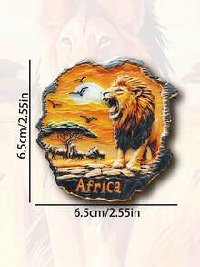 1 件 3D 阿拉伯骆驼冰箱贴，创意装饰纪念品，适合旅行和家居