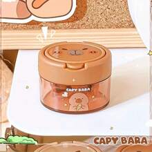 1 pièce Convertisseur de taille-crayon Kabala, fournitures d'apprentissage, fournitures de bureau, cadeaux, taille-crayon à double trou avec couvercle rabattable amusant, taille-crayon mini créatif de dessin animé pour élève du primaire, taille-crayon à double trou, taille-crayon créatif mignon avec couvercle rabattable, taille-crayon Kabala portable (style/couleur aléatoire), fournitures scolaires, essentiels scolaires, rentrée scolaire, école, fournitures de rentrée scolaire