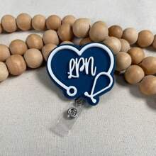 Spersonalizowany bębenek na identyfikator pielęgniarki Spersonalizowany bębenek na identyfikator pielęgniarki Wciągany bębenek na identyfikator stetoskopu Uchwyt na identyfikator Serce pielęgniarki