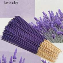 20/60/160pcs Lavender Incense Sticks, Suitable For Yoga, Meditation, Home, Tea Room, Study, Dining Room, Office Space Air Purification, Hotel Spa Therapy, Relax Mind, Holiday Gifts
