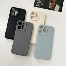 Funda de teléfono delgada y a prueba de golpes de silicona suave y minimalista, compatible con las series Apple 16 Pro Max, 15, 14, 13, 12, 11 Pro Max, Pro y Plus, de alta calidad