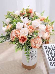 1/3PCS Artificial Flowers-Silk Peony, Fake Plants, Home, Dining Room, Living Room, Outdoor Garden Decoration,Mother's Day Gifts, Birthday Bifts, Graduation Season Gifts,Wedding Season, The Art Of Inserting Flowers, Photography Props, Autumn, Spring, Vase, Flower Wall, Flower Wreath, Bridal Bouquet, Wedding Decoration, DIY Flower Wreath Materials, Birthday Party Decoration Materials, Home Decoration Accessories, Valentine's Day.