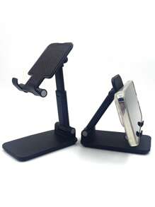 1Pc Foldable Phone Stand, Adjustable Phone Holder For Desk, Portable & Telescopic Tablet & IPad Stand, Height & Angle Adjustable Mount, Non-Slip Base, Essential Phone Accessories, A Great Phone Holder Stand, Perfect For Halloween, Christmas Gifts.