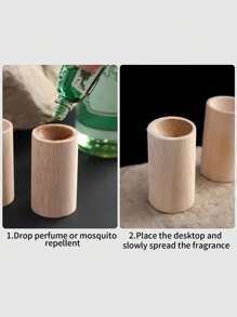 10pcs/5pcs/1pc Aromatic Wooden Fragrance Stick, Aromatherapy Essential Oil Scented Lasting Fragrance, Flameless Volatile Wooden Material