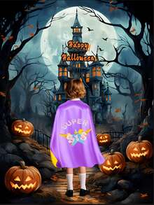 Unisex Superhero The Capes & Mask Set For Girls Boy Birthday Costume Party Halloween - Superhero - View 8