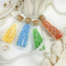 Tragbare Mini Flaschenlagerung, praktische korkverschlossene Glasgläser, hochdicht kompakte Glasflaschen