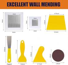 Drywall Repair Kit Drywall Hole Repair Patch Kits Wall Spackle Repair Paste With 8.5OZ White Wall Repair Putty With Scraper, Wall Surface Hole Fill Quick And Easy Solution (1Pack) - 1Pack - View 6