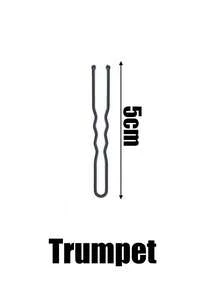 50 Pieces Of U-Shaped Hair Clips, U-Shaped Clips For Fixed Hairstyle Styling, Special For Makeup Artists, Photo Studio Hair Accessories Steel Clips - Multicolor - View 9