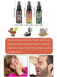 Practical Joke Fart Spray - Prank Toy With Awful Smell, Available In Poop, And Other Unpleasant Scents For Party, Holiday, Christmas Gatherings, And Pranks