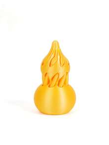 1pc 3D Printed Gourd Twist & Press Spin Toy, Spiral 3D Structure Finger Pressure Relief Toy, Desktop Decor, Christmas Gift - Multicolor - View 4