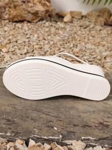 2025 Summer New Thick Sole Platform Women Sandals, High Heel Women Sandals, Slip-On Mules, Outdoor Beach Slippers, Casual Versatile Fashion Women Sandals, Minimalist Women Shoes