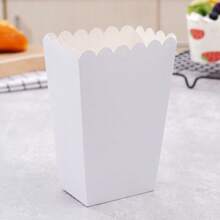 10pcs Solid Color Pink Food Box, Gift Wrapping Supplies, Birthday Babe Shower Wedding Party Room Table Decoration Family Movie Night French Fries Box, Popcorn Cups, Popcorn Buckets Treat Boxes Containers Macaroni Packaging Box
