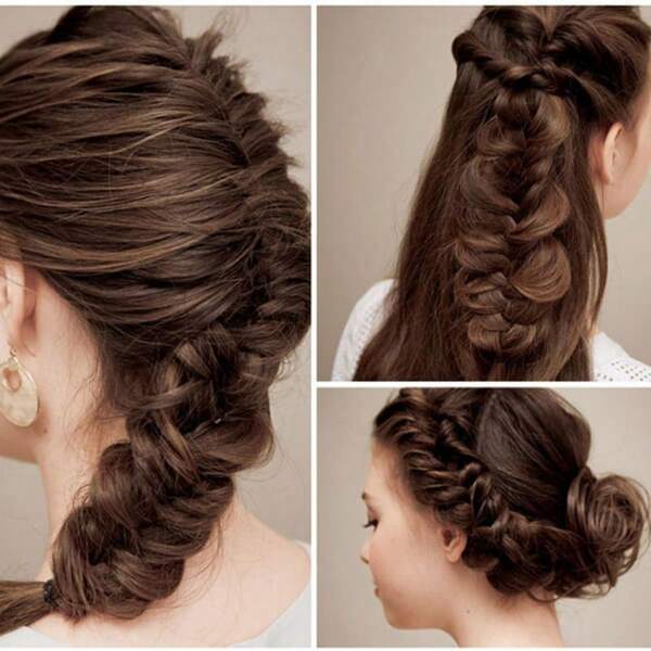 Hair Styling Tools: Twist Braid, Fishbone Braid Tool, Braid Maker, Braiding Accessory, Bun Maker, Messy Bun Maker, Ponytail Maker, French Braid Loom, Suitable For Women