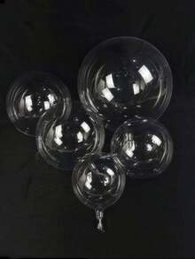 3/10/50 个 10-36 英寸透明泡泡气球，透明充气氦气球，适用于婚礼、生日派对装饰 - 無色 - 查看 4