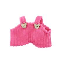 Conjunto de pantalones tipo babero con estampa de personaje a juego con gafas sin marco, disponible en múltiples colores (gafas no incluidas)