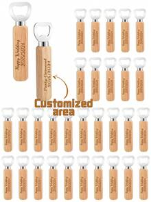 1-160 PCS Personalized Keychain Bottle Openers - Engraved Metal Key Ring Accessories, Ideal For Wedding Favors, Promotional Items, Durable & Lightweight, Power-Free Use - Multicolor - View 4