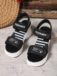 2025 New Summer Women Sandals, Platform Thick Sole Wedge Heels Sandals, Fashion Versatile Beach Sandals, Casual Outdoor Sandals, Simple Commute Shoes For Women