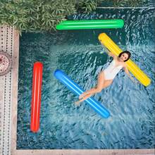 1 Stück aufblasbarer Schwimmstab, bunte PVC Schwimmhilfen für Erwachsene Outdoor Wassersport Zubehör, Strand-Pool-Party Dekoration, aufblasbarer Schwimmstab