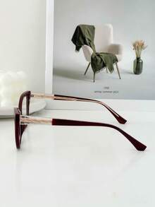 MELINDA MODA Oculos De Grau NYLON Clipon 2 em e 1 Armação+Sol Combinação De Cores - Vinho - Visão 5