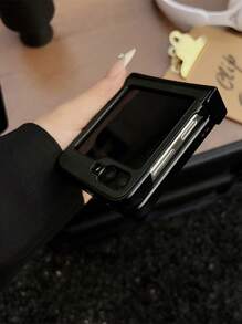 1 Stück Notizbuch im Businessstil aus Leder, kompatibel mit Samsung Galaxy Z Fold 4/5/6 & Galaxy Z Flip 4/5/6 Handyhülle