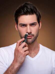 男女通用防水鼻毛修剪器 - 带双刃刀片，低噪音，电动鼻毛修剪器，眉毛修剪器，男士鼻毛修剪器，轻松去除耳毛、鼻毛、眉毛和面部毛发，鼻毛去除工具鼻毛剪刀 - 彩色 - 查看 7