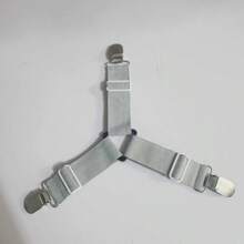 4 piezas de sujetadores de sábana triangular para el hogar, clips ajustables de fijación de sábana elástica para sofá/cama, faja de fijación de manteles, hebillas de sábana antideslizantes y anti-carreras
