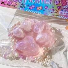 1 件硅胶猫爪玩具，葡萄纹理，慢回弹，耐用，缓解儿童/成人压力，非常适合儿童/成人玩耍，节日/万圣节/圣诞节礼物，有绿色、紫色、橙色、蓝色、粉色可选 - 彩色 - 查看 22