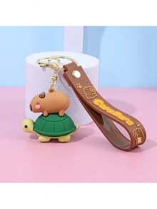 Cartoon New Capybara Series Key Chain Pendant, Children's, Bag Charm, Small Promotional School Car Accessories Cute Goth Y2k Christmas Gift Ideas Bag Lanyards With Id Holder Car Accessories Bag Charms Car Accessories Teacher Friend Sister - Multicolor - View 25