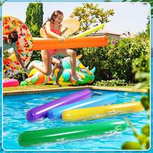1 Stück aufblasbarer Schwimmstab, bunte PVC Schwimmhilfen für Erwachsene Outdoor Wassersport Zubehör, Strand-Pool-Party Dekoration, aufblasbarer Schwimmstab