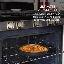 Local Delivery-T-Fal Ingenio Expertise Non Stick Cookware Set 10 Piece, Induction, Oven Broiler Safe 500F, Stackable Cookware, Pots And Pans Set, RV, Camping, Frying Pans, Dishwasher Safe, Detachable Handle,Black - Copper - View 6