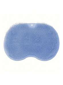 1 件套 TPR 防滑背部和足部磨砂按摩器套装 | 双面去角质垫，深层清洁，促进血液循环 | 粉色/蓝色可选 | 水疗级浴室配件 健身房配件