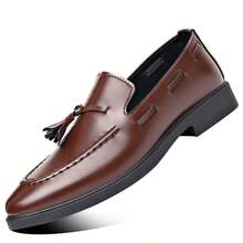 (Eine Nummer kleiner empfohlen) Neue Herren Business Anzugschuhe, einfache schwarze Arbeitsschuhe, Slip-On Loafer, weiches Leder, weiche Sohle, bequem, Lässig, Lederschuhe, weiche Sohle, bequem, atmungsaktiv, rutschfest, geeignet für Partys, Abschlussfeierlichkeiten, Hochzeiten, Autofahren, Spazierengehen, vielseitige Herrenschuhe