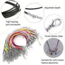 17 cm/6,7 po Bracelet en cordon  multicolore, accessoires de bracelet pendentif et de cheville DIY - Multicolore - Voir 2