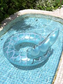 1 件充气游泳圈成人漂浮装置游泳池漂浮水上吊床多功能水上躺椅，粉色/绿色美人鱼尾巴游泳圈，游泳池，游泳池配件，泳池浮圈，游泳池，泳池充气，泳池派对 - 彩色 - 查看 7